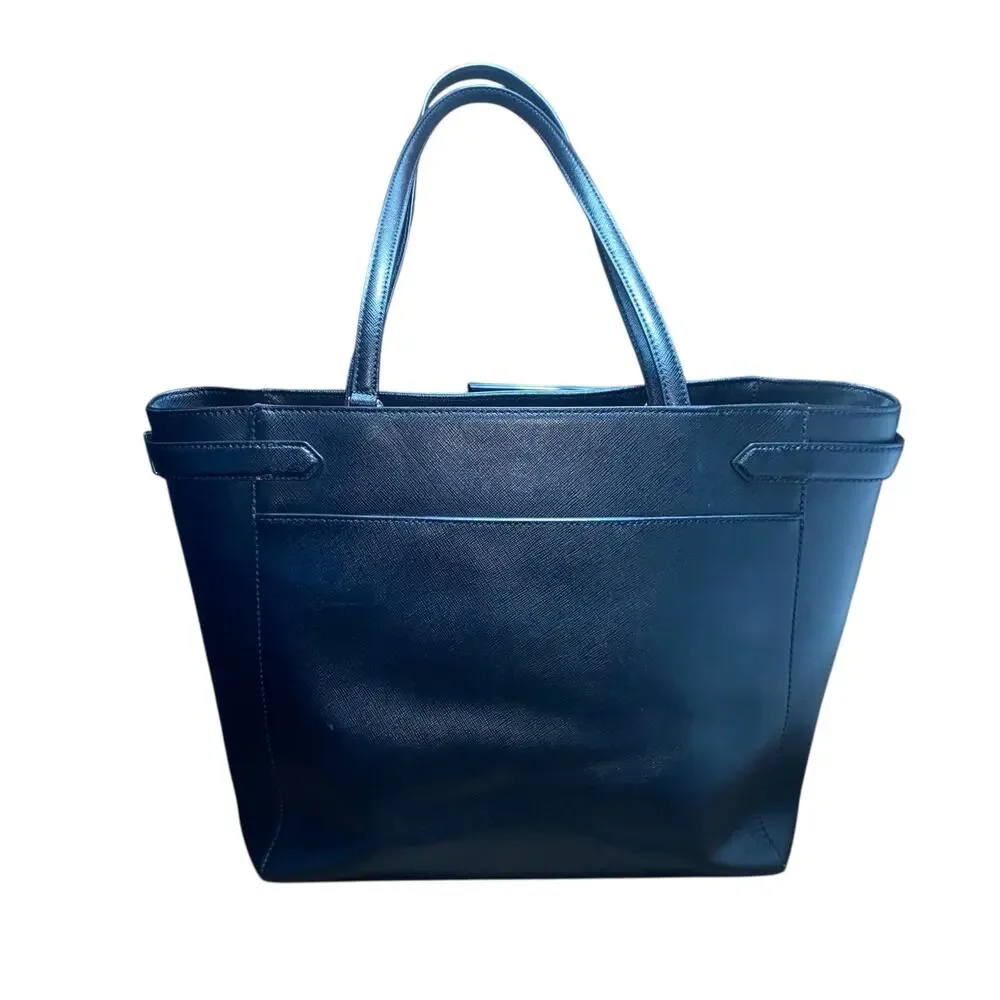 Kate Spade New York Staci Large Laptop Tote Leather Handbag Black